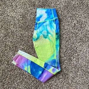 Nike multi-color tie-dye leggings